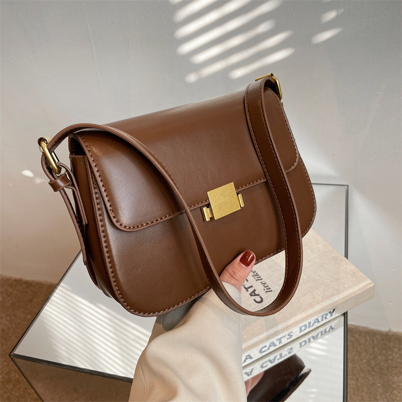 Retro Versatile Small Square Shoulder Bag for Women