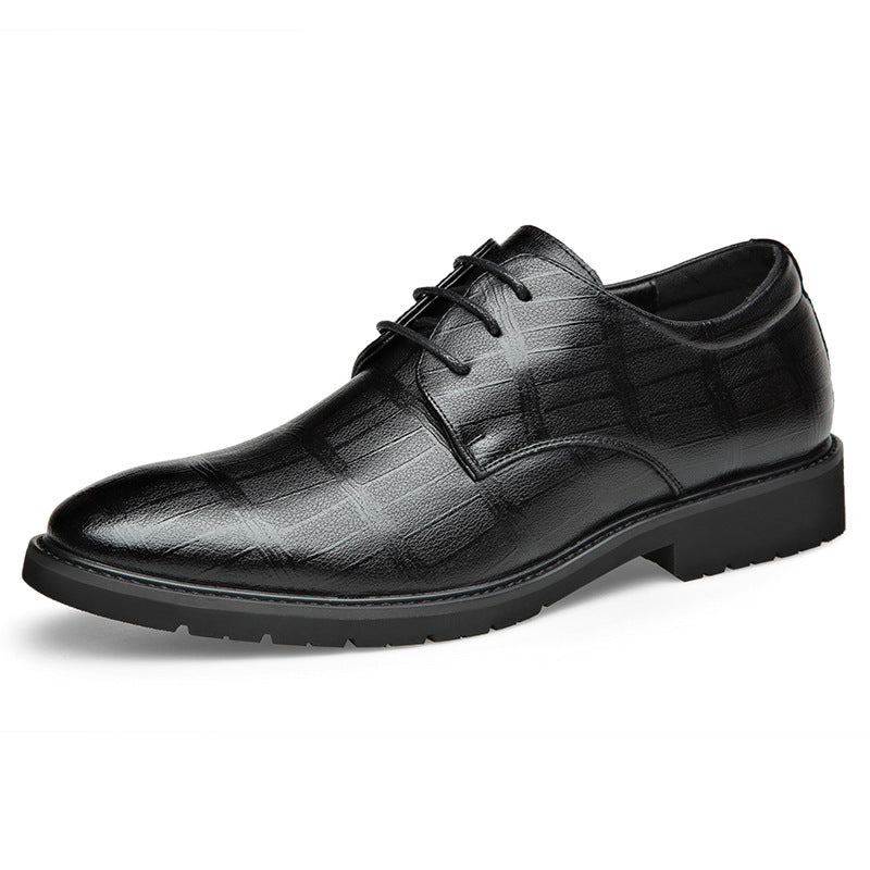 Chaussures en cuir véritable pour hommes, grande taille, tenue formelle