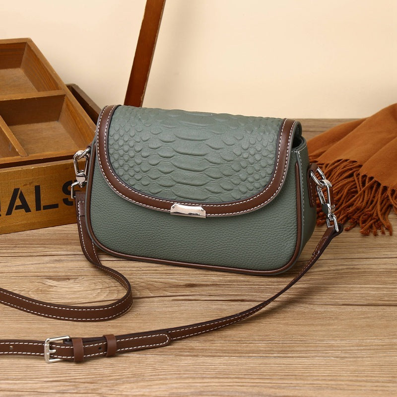 New Fashion Contrast Color Versatile Messenger Bag