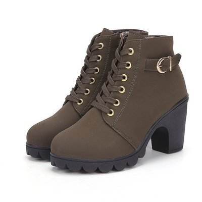 Bottes à talons épais pour femmes - LA TendanceStore multi service