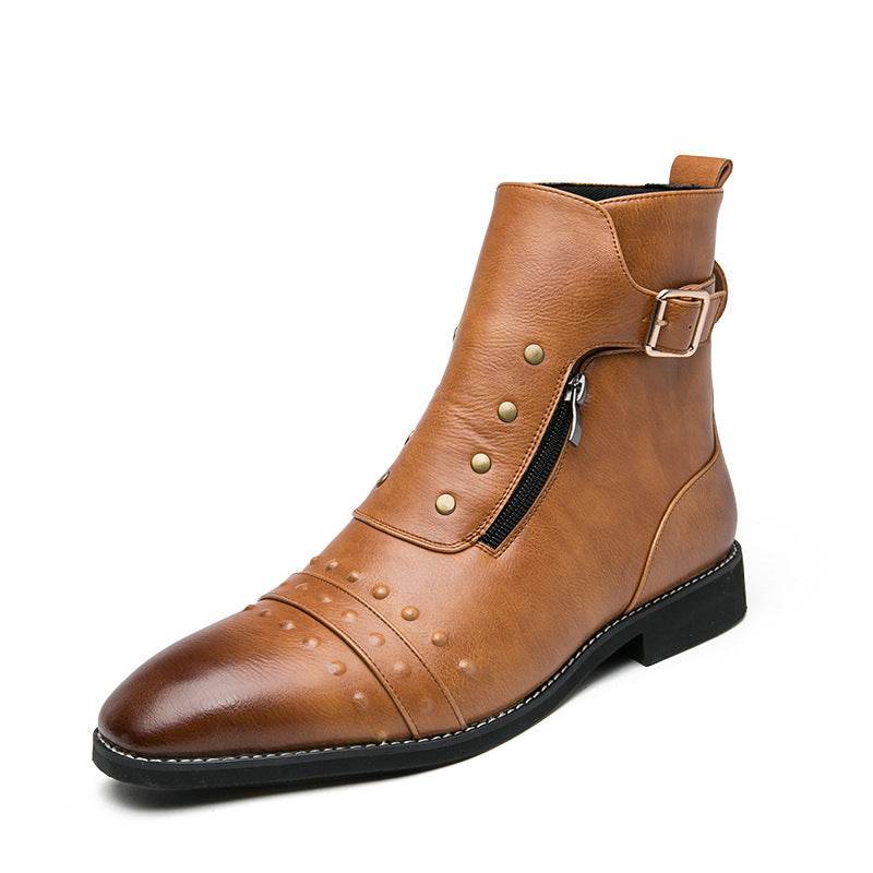 Bottes Martin en cuir pour homme style anglais. - LA TendanceStore multi service