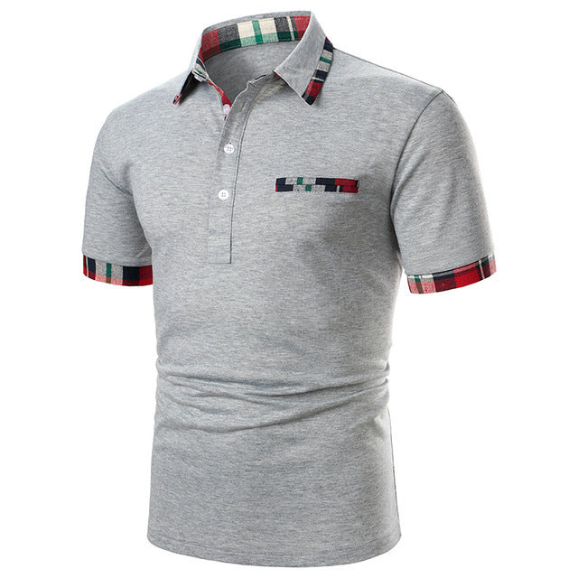 Polo pour hommes, chemise à manches courtes