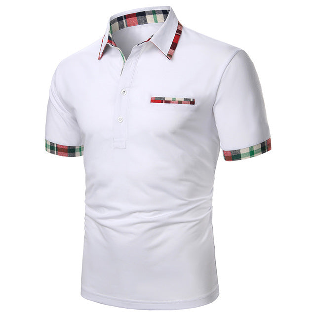 Polo pour hommes, chemise à manches courtes