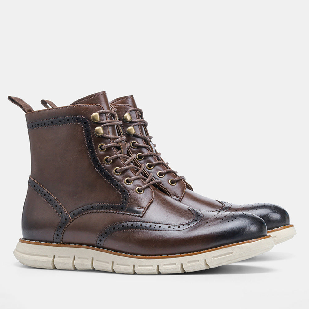 Bottes Martin pour homme, mode, station indépendante, nouvelles bottes simples pour le printemps et l'automne, taille beauté