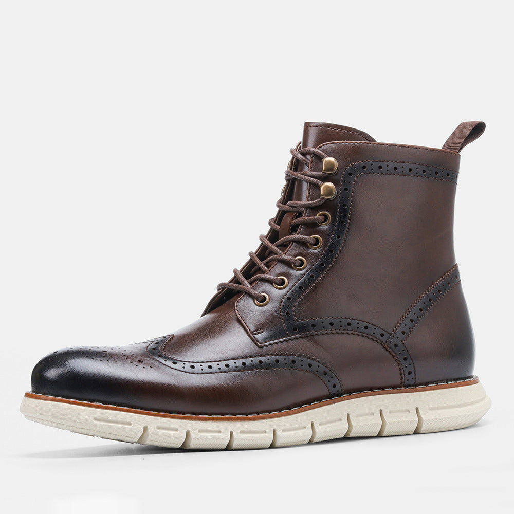 Bottes Martin pour homme, mode, station indépendante, nouvelles bottes simples pour le printemps et l'automne, taille beauté