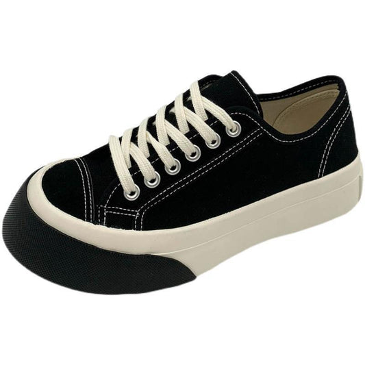 Versatile canvas shoes with niche design and fashion sense