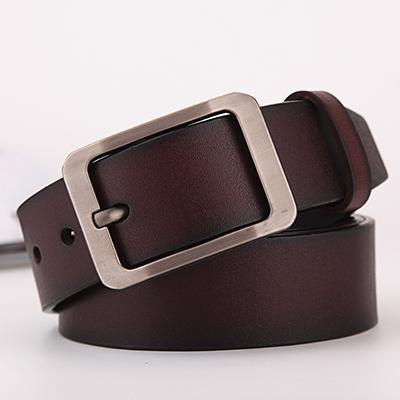 Ceintures de luxe en cuir véritable pour hommes.