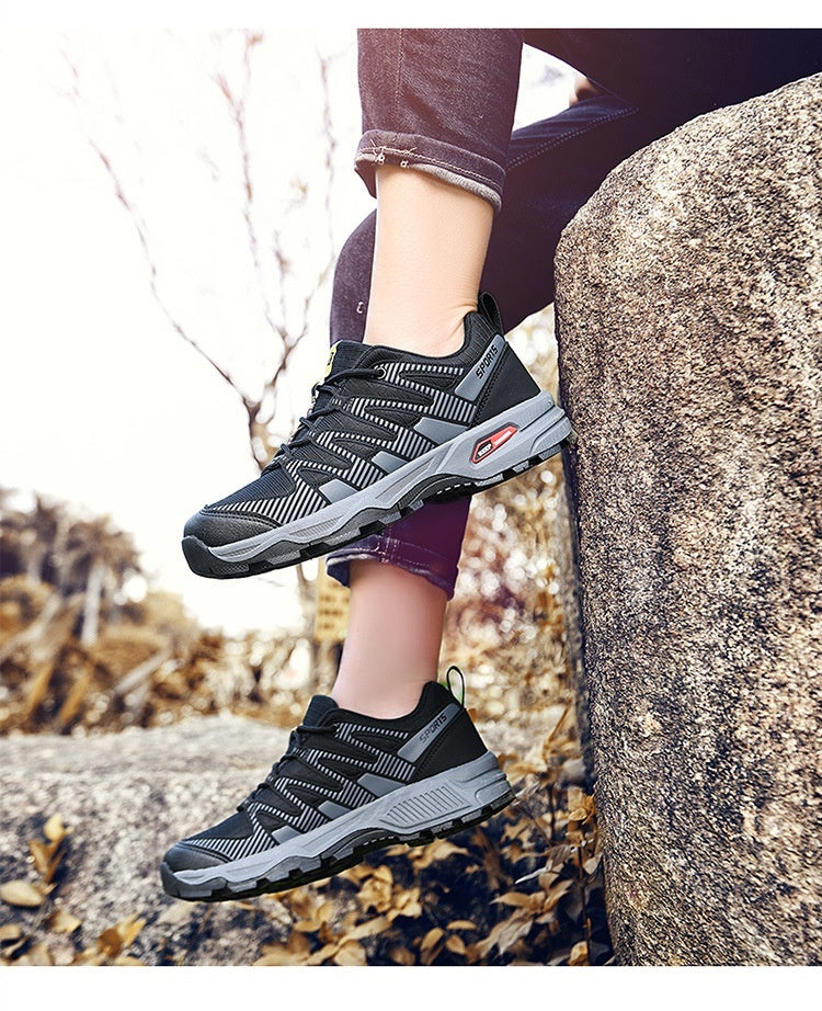 Unique and trendy casual sports shoes for large size men, outdoor climbing and off-road.