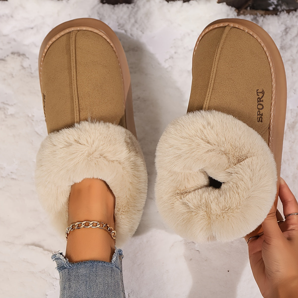 Women's Soft Plush Slippers 