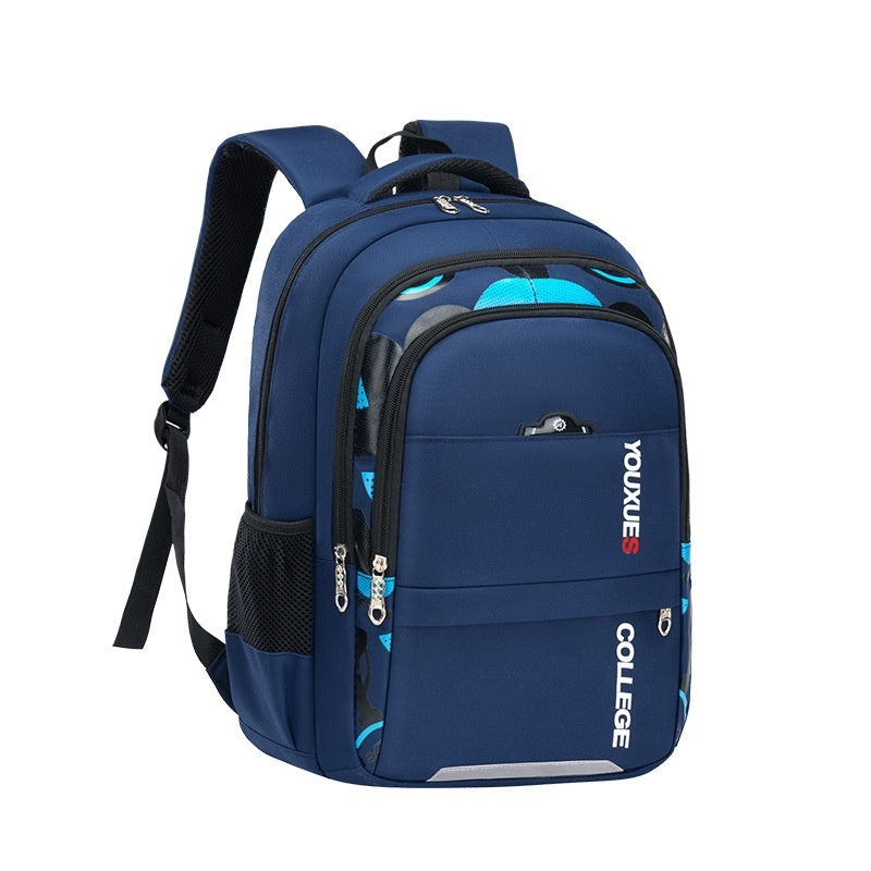 Simple, waterproof, multi-compartment, large capacity backpack