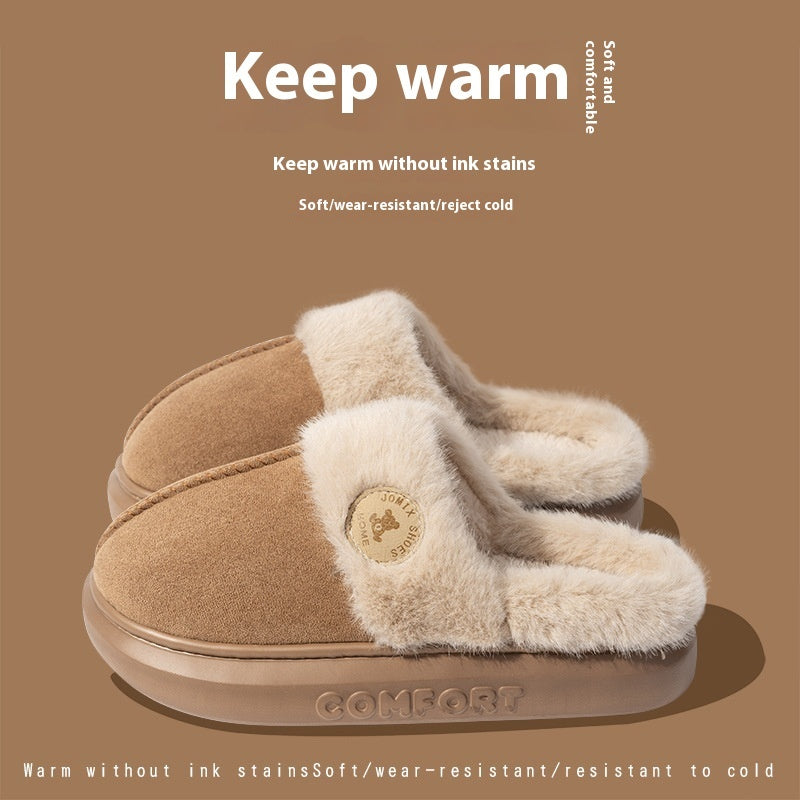 Plush slippers for women and men