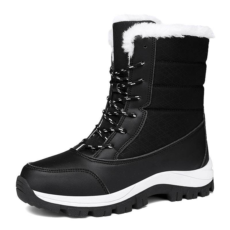 Bottes de neige en coton chaud doublées de velours, chaussures rembourrées de coton - LA TendanceStore multi service