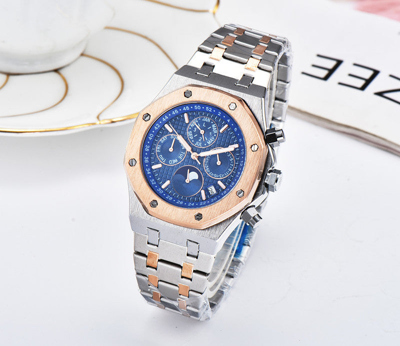 Men's Fashion Seven-pin Work Quartz Watch