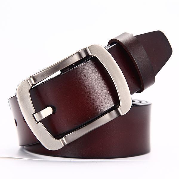 Ceintures de luxe en cuir véritable pour hommes.