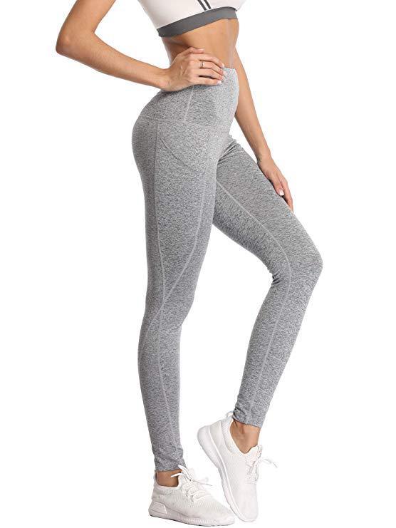 Pantalon de Yoga Décontracté avec Poches pour Femmes