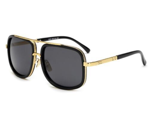 Flat Frame Square Sunglasses for Men Women Luxury Brand Design Celebrity.