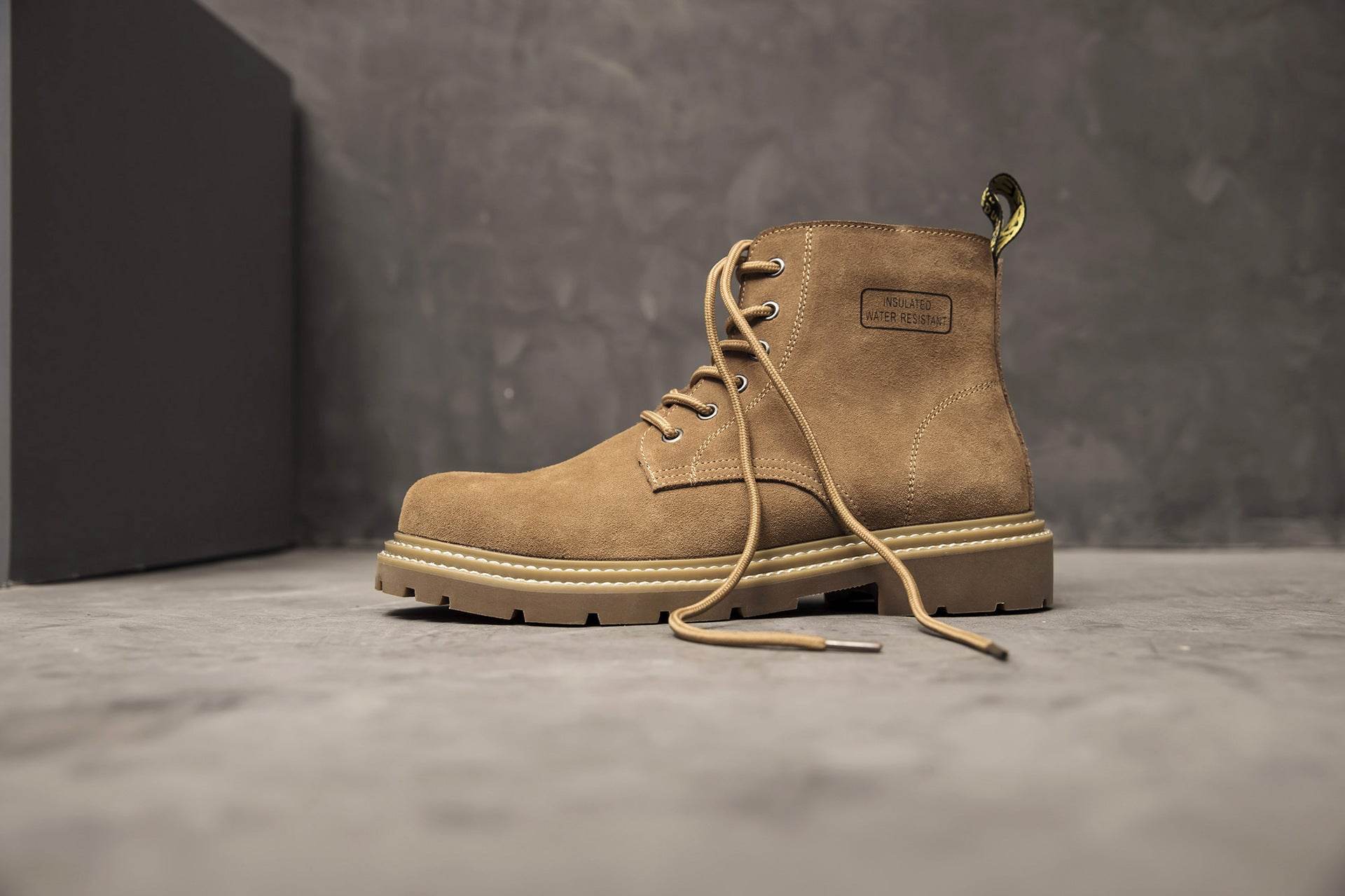 Bottes en cuir rétro pour hommes, plateforme à talon caché - LA TendanceStore multi service