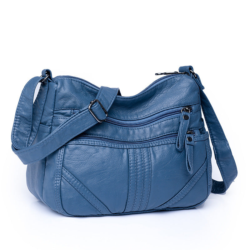 Women's Large Capacity Soft Leather Shoulder Bag