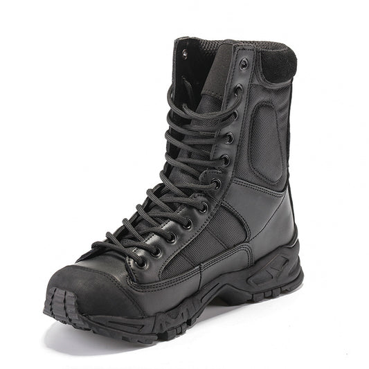 Bottes style militaires respirantes pour hommes