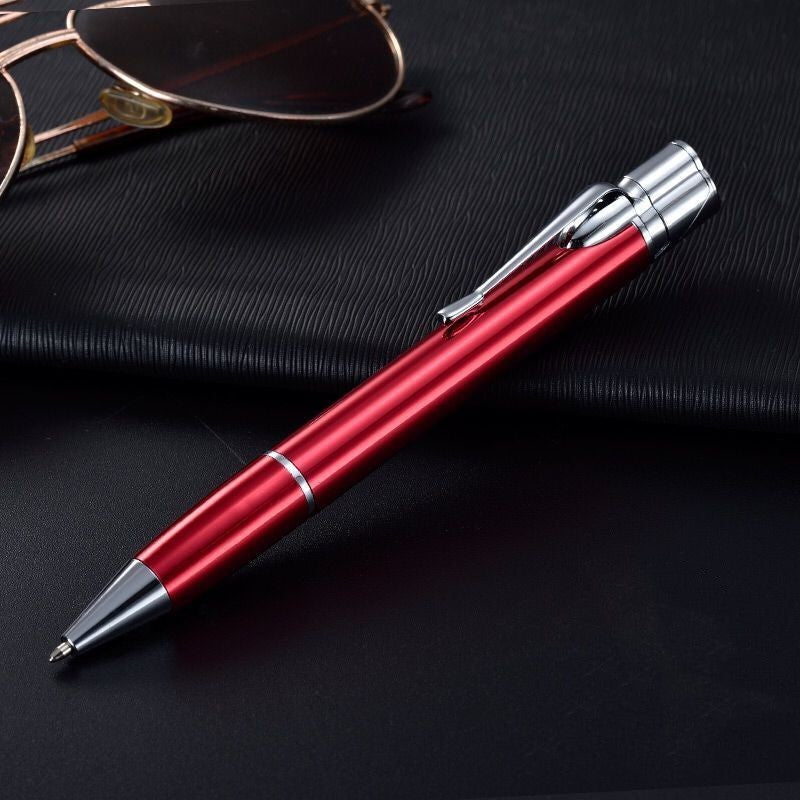 Creative Metal Pen with Adjustable Gas Jet Lighter