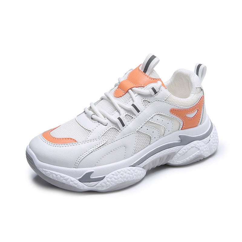 Women's Simple Breathable Mesh Platform Casual Sports Shoes