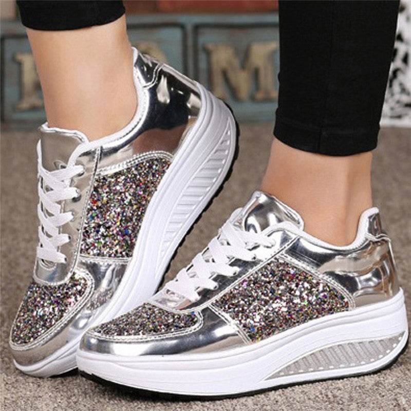 Baskets à sequins pour femme - LA TendanceStore multi service