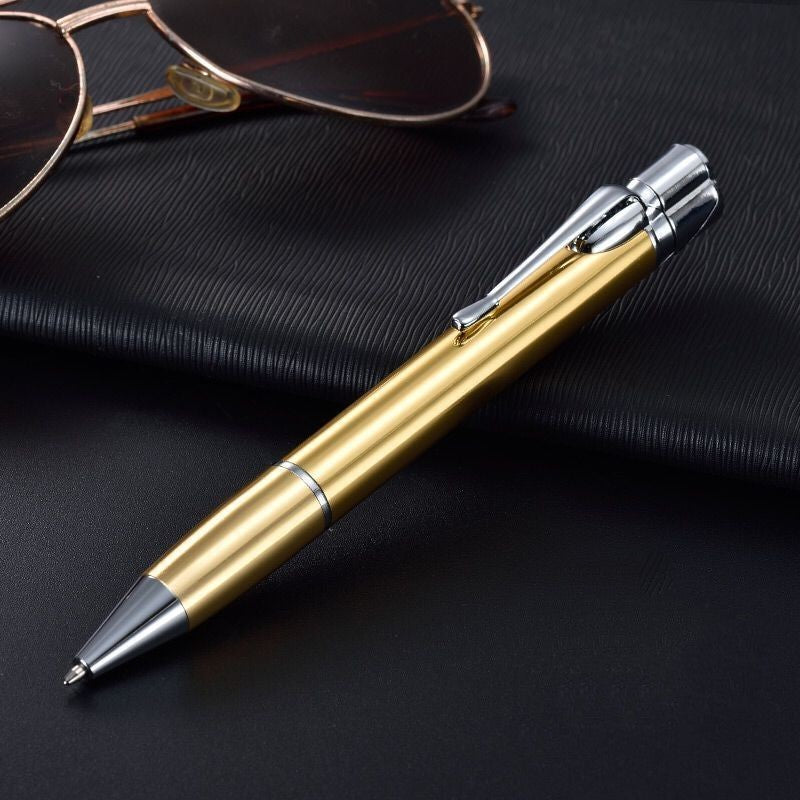 Creative Metal Pen with Adjustable Gas Jet Lighter