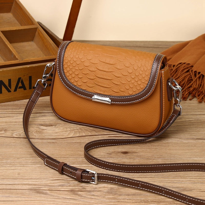 New Fashion Contrast Color Versatile Messenger Bag