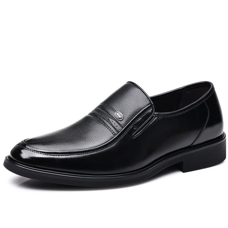 Chaussures en cuir véritable pour hommes, grande taille, tenue formelle