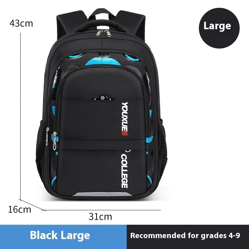 Simple, waterproof, multi-compartment, large capacity backpack