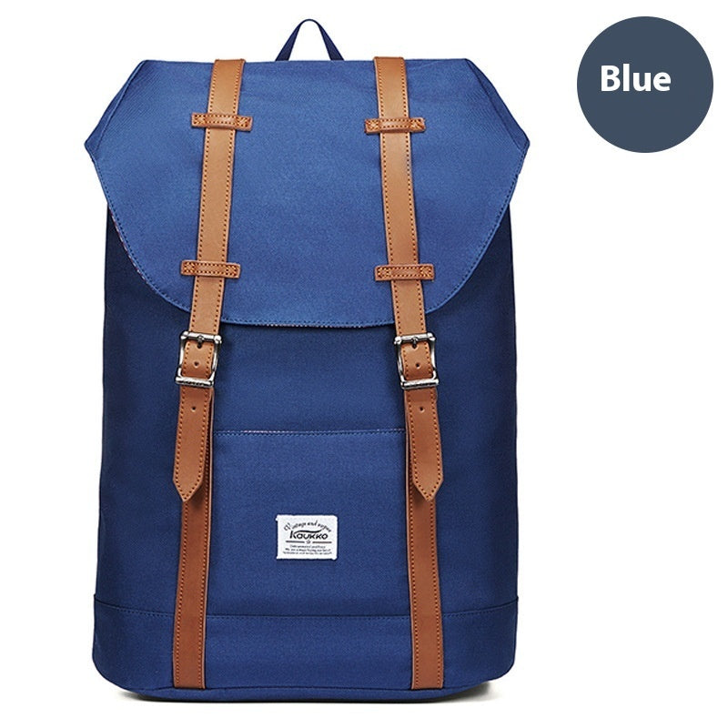 Outdoor Oxford Linen Backpack for Men Women College Students Travel Mountaineering