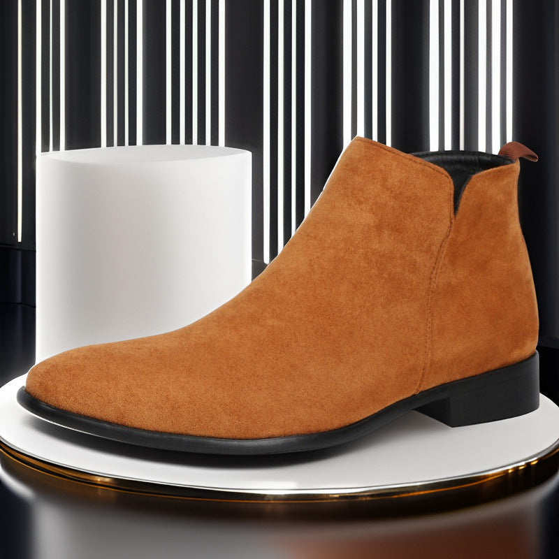 Fashion European And American Style Men's Short Boots