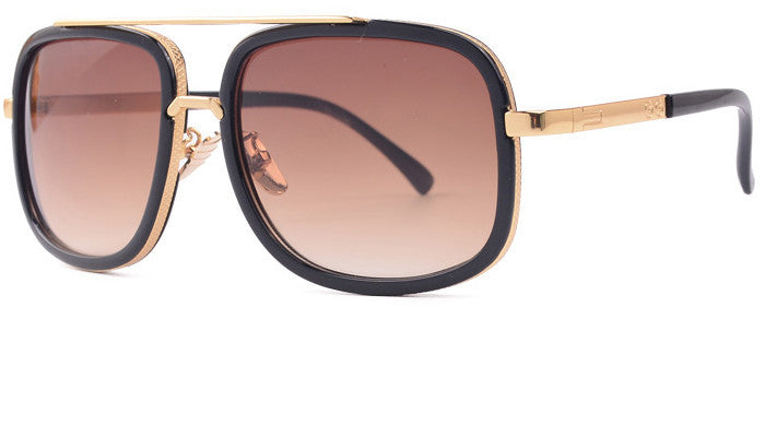 Flat Frame Square Sunglasses for Men Women Luxury Brand Design Celebrity.