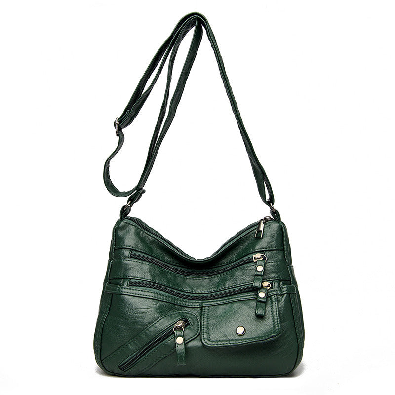 Women's Retro Medium Size PU Handbag