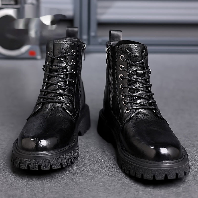 Men's Retro Breathable High-top Martin Boots