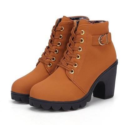 Bottes à talons épais pour femmes - LA TendanceStore multi service