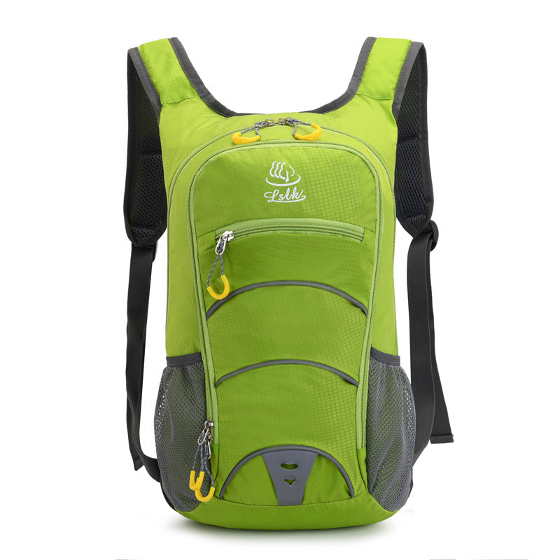 Outdoor cycling bag, portable hydration bag, load reduction