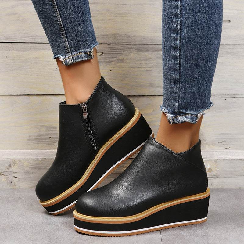 Bottes à talons épais pour femmes - LA TendanceStore multi service