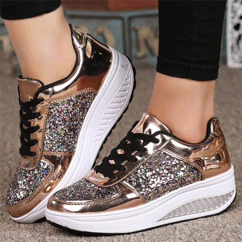 Baskets à sequins pour femme - LA TendanceStore multi service