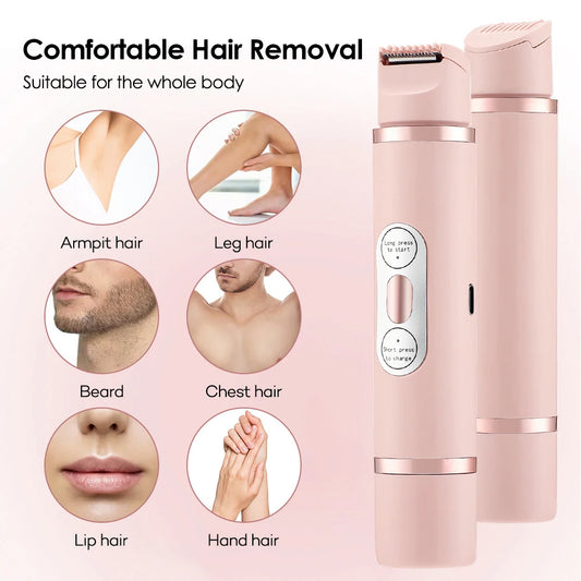 Double Head Electric Shaver for Women, Painless Epilator