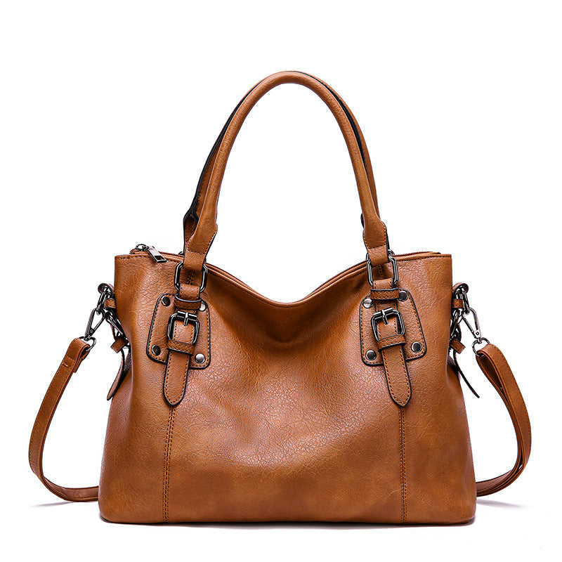 New European and American style retro single shoulder bag for women large capacity"