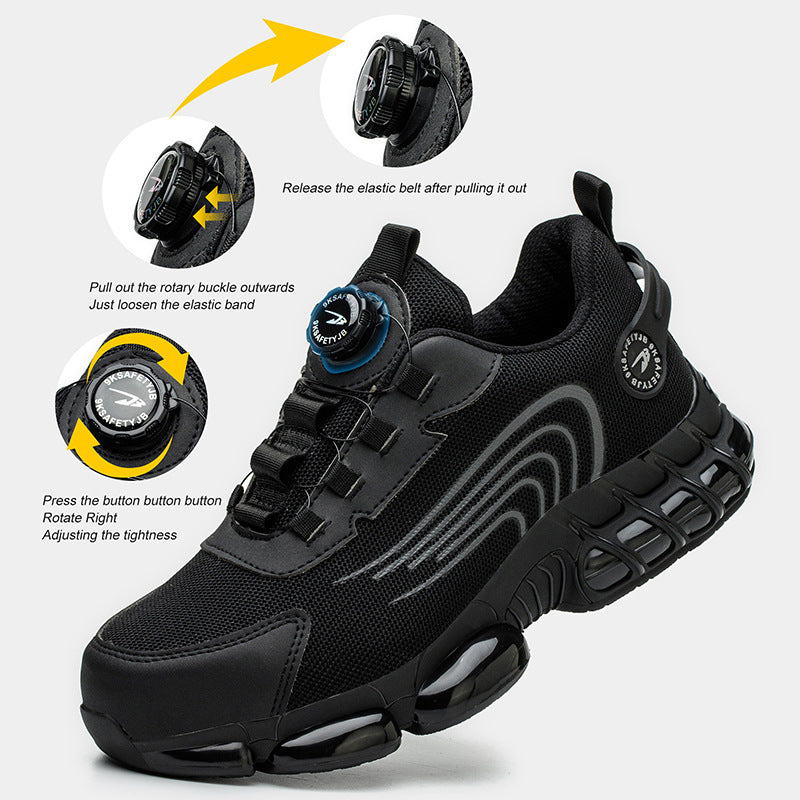 Men's Breathable Protective Shoes, Ideal for Summer