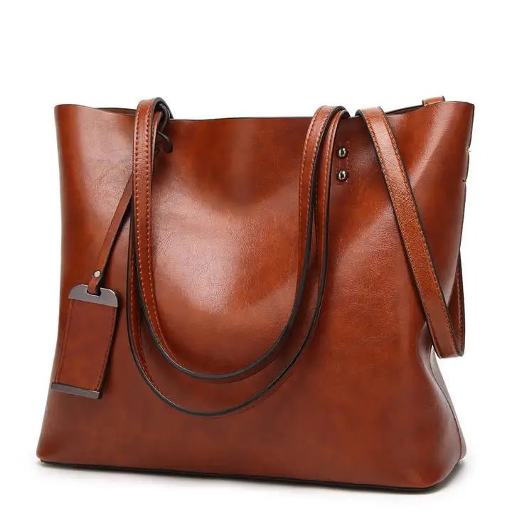 Sac à mains en cuir Double sangle à bandoulière pour femmes LA TendanceStore multi service