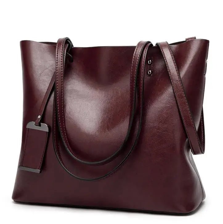 Sac à mains en cuir Double sangle à bandoulière pour femmes LA TendanceStore multi service