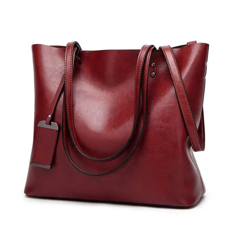 Sac à mains en cuir Double sangle à bandoulière pour femmes LA TendanceStore multi service