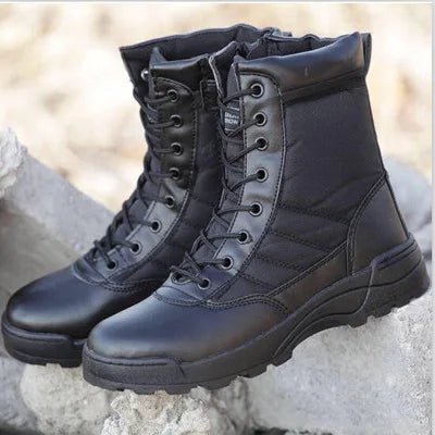 Bottes en cuir respirantes pour hommes, bottes du désert, chaussures de randonnée, chaussures d'extérieur, grande taille, mode d'hiver, Lumines385 LA TendanceStore multi service