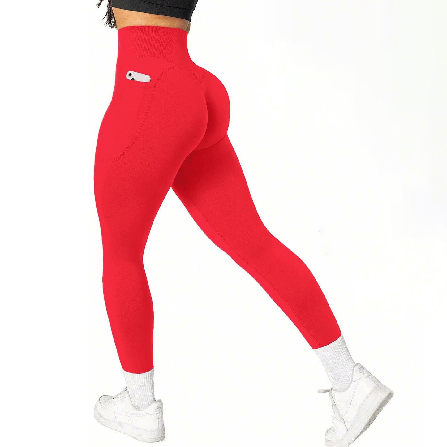 Pantalon de Yoga Couleur Unie Sensation Peau Nue, Lifting des Fesses LA TendanceStore multi service