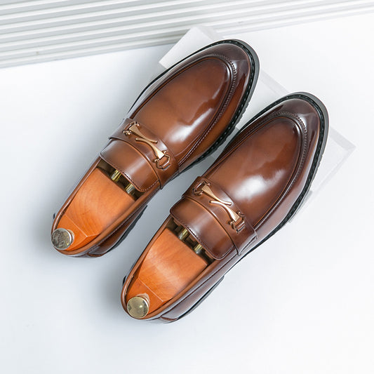 New Men's Slip-on Loafers Low Heel