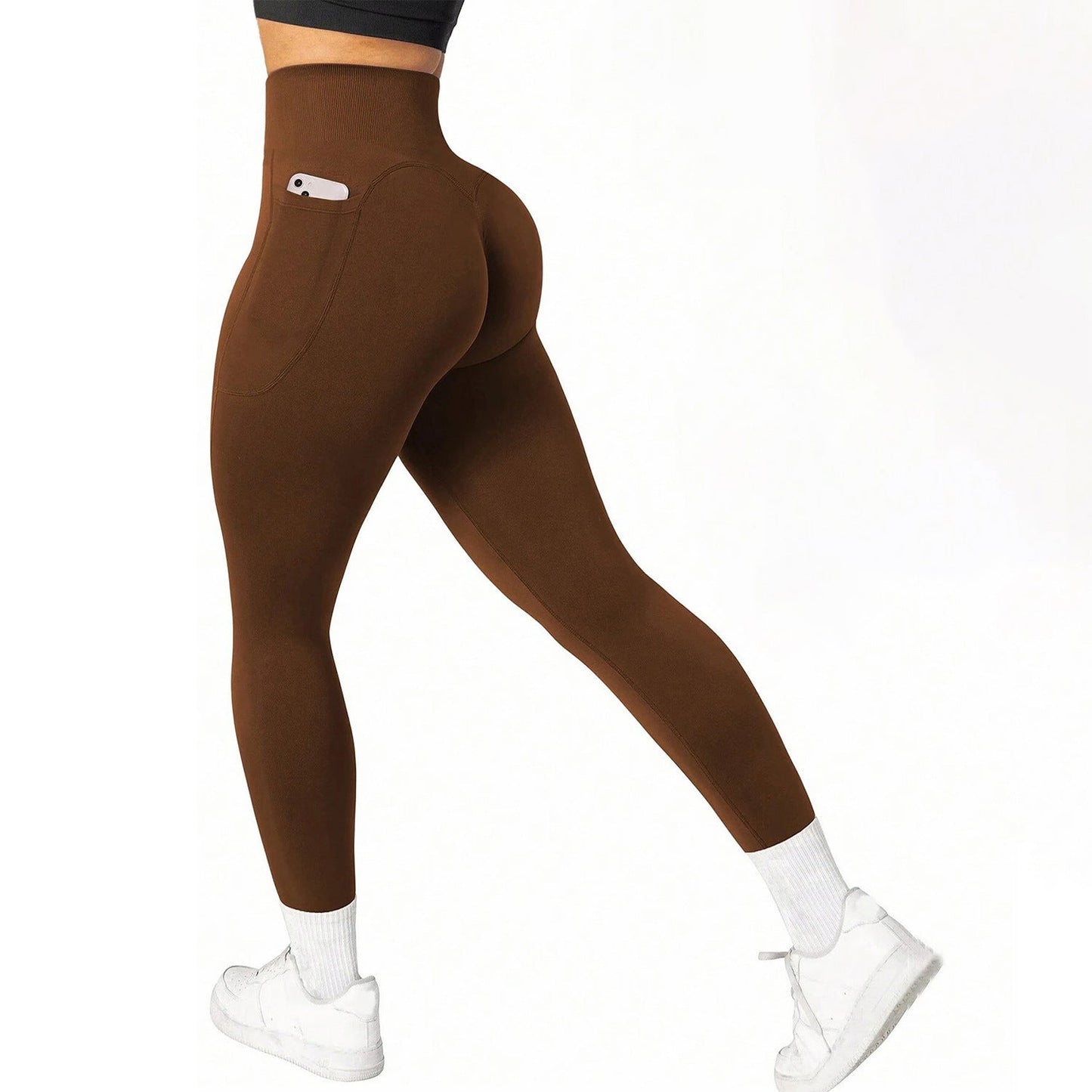 Pantalon de Yoga Couleur Unie Sensation Peau Nue, Lifting des Fesses LA TendanceStore multi service