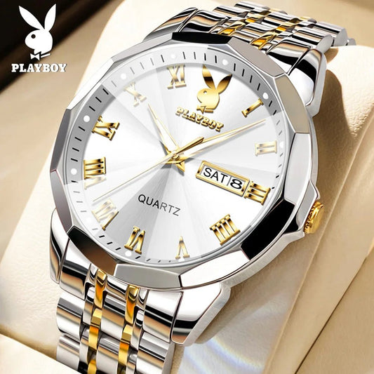 YBOY-Montres à quartz d'affaires en acier inoxydable pour hommes, montre-bracelet classique originale, sur mesure, marque supérieure, mode de luxe La TendanceStore multiservice